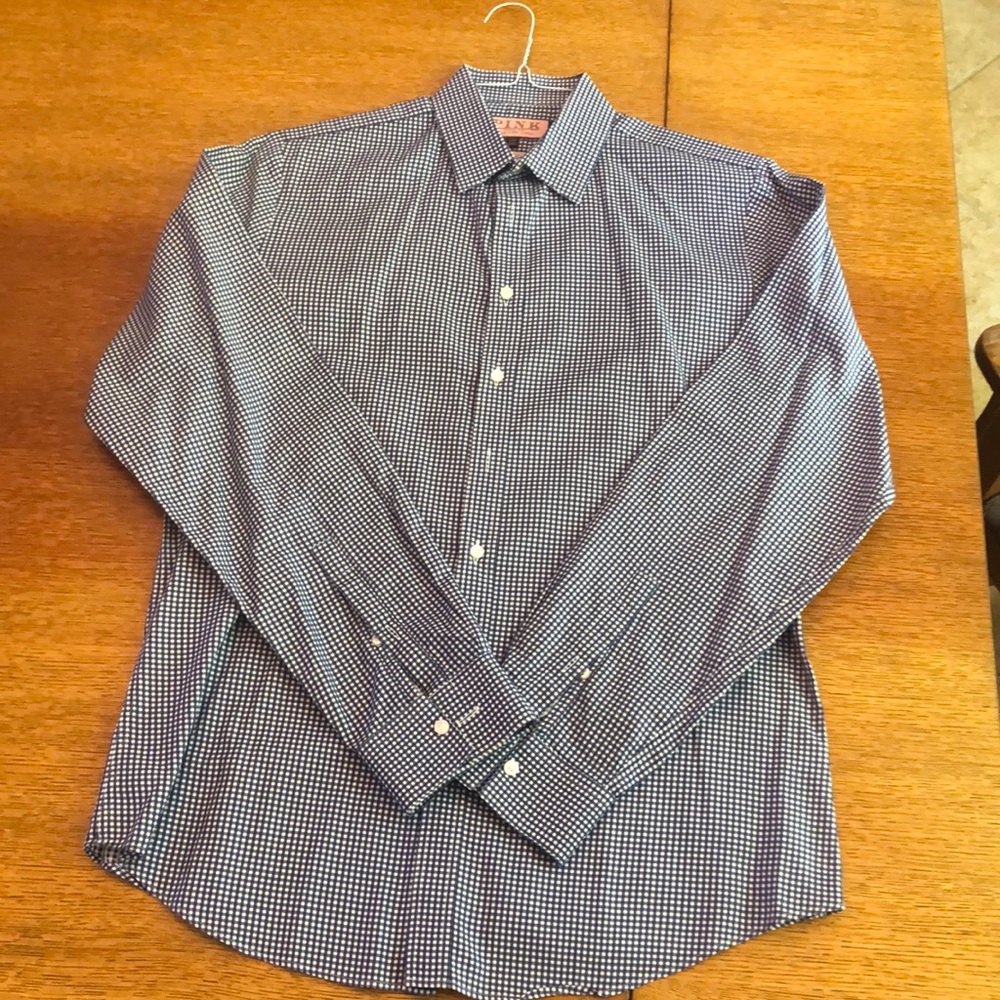 Thomas Pink “Super Slim” Gingham Dress Shirt